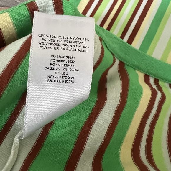 Sunday Best Aritzia Jett Stripe Halter Mini Dress S Retro Bodycon Rave Festival - Picture 7 of 10